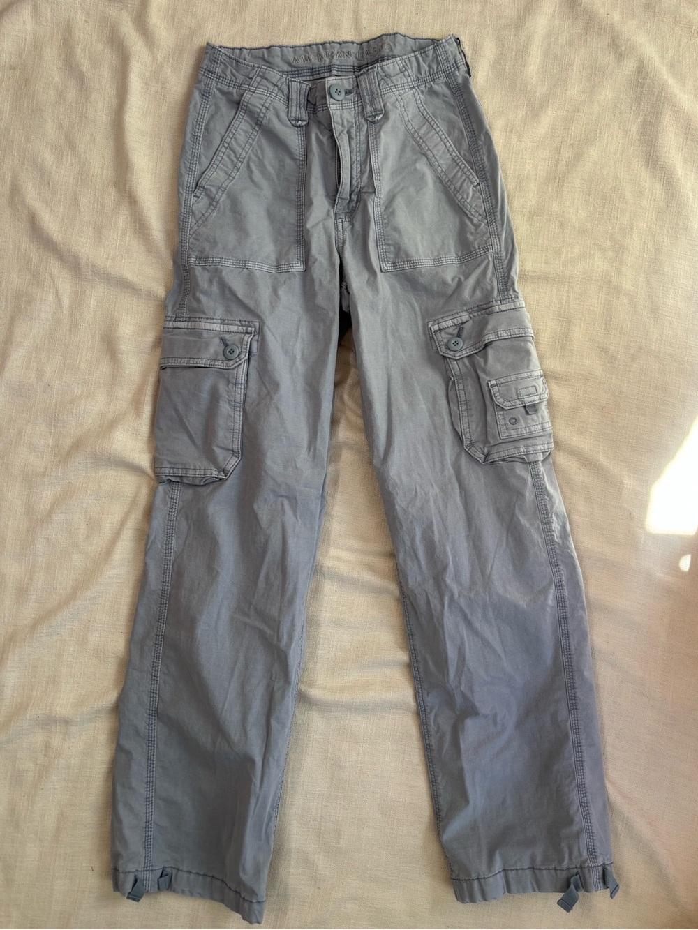 American Eagle Outfitters Gray Cargo Pants